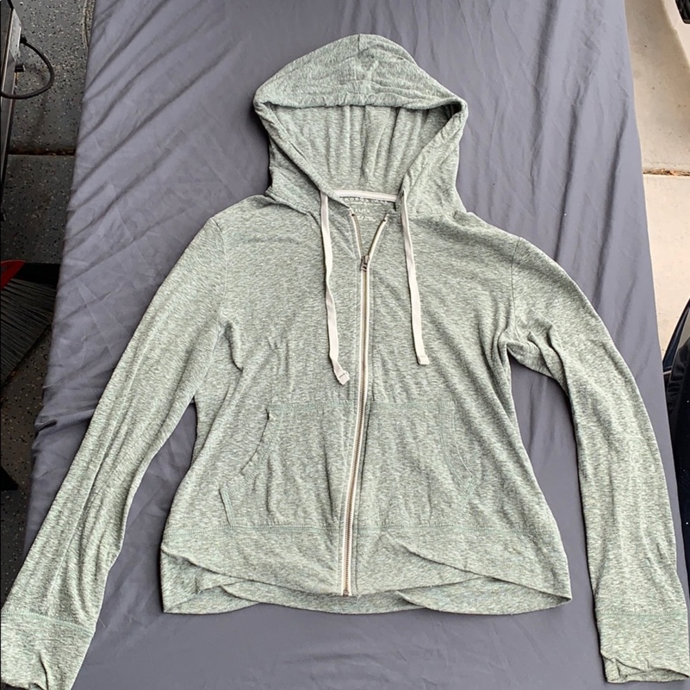 Olive Green Zip-up Jacket